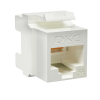 Модуль Keystone RJ45 CAT 5E неэкранированный (UTP), 180 градусов, белый