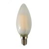 Лампа сетодиодная декоративная LED 8w E14 3000K свеча матовая филамент 230/50 JazzWay 5020856