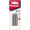 Насадка бита PZ1/PZ2/PZ3, 50 мм, E-form (MZ), 3 шт. Makita B-26185