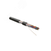 Кабель витая пара. неэкранированная U/UTP. категория 5. 10 пар (24 AWG). одножильный (solid). внешний. PE. -40C – +60C. Черный Hyperline UUTP10W-C5-S24-OUT-PE-BK