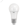 Лампа светодиодная LED 12 Вт 1130 лм 3000К AC180-240В E27 А60 (груша) теплая  Elementary Gauss Gauss 23212