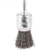 Щетка проволочная кистевая (d25 мм, толщина проволоки 0.3 мм, гофрированная, металл, 6 мм) Makita D-40026