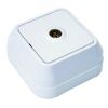 Розетка наружная телевизионная TV белая Makel 45107