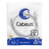 Патч-корд U/UTP, категория 6, 2xRJ45/8p8c, неэкранированный, серый, PVC, 1м Cabeus PC-UTP-RJ45-Cat.6-1m