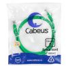 Патч-корд U/UTP, категория 6, 2xRJ45/8p8c, неэкранированный, зеленый, PVC, 1м Cabeus PC-UTP-RJ45-Cat.6-1m-GN