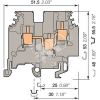 Клемма винтовая M4/6.3A 4мм.кв TE Connectivity ОУЭО ENT1SNA115468R2000