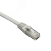 Патч-корд UTP 6 4x2 24AWG (7x0.2mm) Cu LSZH серый 1м СУПР 10-0167
