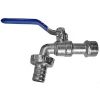 Кран шаровой водоразборный под шланг 1/2' ручка ECO AQUALINK 03965