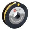 Маркер кабельный 6.0кв.мм B (350ед) (ЕС-3) EKF plc-KM-6-B