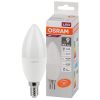 Лампа светодиодная LED 10 Вт E14 4000К 800Лм свеча 220 В (замена 75Вт) OSRAM LEDVANCE 4058075579187