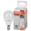 Лампа светодиодная LED 10 Вт E14 4000К 800Лм шарик 220 В (замена 75Вт) OSRAM LEDVANCE 4058075579743