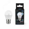 Лампа светодиодная LED 7 Вт 550 лм 6500К AC150-265В E27 шар P45 холодная шаговое диммирование выключателем Black Gauss Gauss 105102307-S
