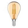 Лампа светодиодная филаментная LED 3.8 Вт 350 лм 2400К шар P45 теплый E14 AC 180-240В IP20 золотистая колба Basic Gauss Gauss 1057154