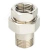 Сгон разъемный ВН 1/2' прямой (американка), никелированный Aquadeel BFN-014-102