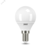 Лампа светодиодная LED 6 Вт 420 лм 3000К AC180-240В E14 шар P45 теплая Elementary Gauss 53116