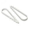 Дюбель-хомут для круглого кабеля 11-18мм нейлон белый Simple (100шт) EKF plc-ncc-11x18w