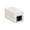 Адаптер проходной TERACOM Cat.5E неэкранированный RJ45-RJ45 белый EKF TRC-INLC-2RJ45-5EUTP-WH