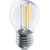 Лампа светодиодная LED 4вт Е27 теплый шар FILAMENT Navigator Group 71310