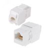 Модуль Keystone Jack RJ-45(8P8C) UTP неэкраниров кат 6 180 градус самозажим бел, REXANT 05-1052