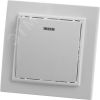 Выключатель 1-клавишный c индикатором, серия Эрна, белый, STEKKER PSW10-9001-01