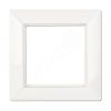 Рамка 1-местная для вертикальной и горизонтальной установки. Серия- Eco Profi. Материал- термопласт. Цвет- белый JUNG EP481WW