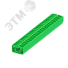 Клемма TB 2-2 промежут. фронт. подключение, сечение 2,5 мм. кв., зеленый. SUPU 254356