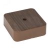Коробка разветвительная KMP-030-030 (78х78х26) тёмное дерево PROxima EKF plc-kmr-030-030-t
