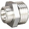 Ниппель переходной  3/4'НР х 3/8'НР латунь никель LD Pride LD.67.503.20х10