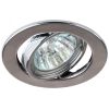 Светильник штампованный поворотный MR16,12V/220V, 50W хром ST2A CH ЭРА C0043807
