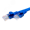 Патч-кордUTP 5e 4x2 26AWG (7x0.16mm) Cu LSZH синий 1м СУПР 10-0147