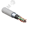 Кабель витая пара TERACOM PRO Cat.6 F/UTP 4 пары solid 23AWG оболочка LSZH нг(А)-HF цвет серый (упак. 305м) EKF TRP-6FTP-04LSH-GY-IN3