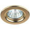 Светильник штампованный MR16,12V/220V, 50W золото ST1 GD ЭРА C0043798