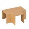 Угол T-образный (25х25) (4 шт) Plast PROxima под светлое дерево EKF tchl-25-25x4