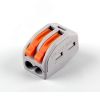Клемма монтажная 2-проводная, (DIY упаковка 5 шт), STEKKER LD222-412