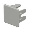 Заглушка кабельного канала торцевая WDK 25x25 мм (ПВХ, серый) OBO Bettermann WDK HE25025GR