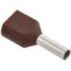 Наконечник НШВИ(2) 1,5-8 коричневый (20шт/упак) IEK
