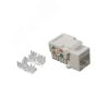 Модуль розеточный Keystone кат. 6, UTP, 1xRJ45, T568A/B, белый DATAREX Datarex DR-5103