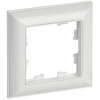 BRITE Рамка 1-местная РУ-1-Бр белый/белый IEK