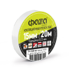 Изолента TP-1520 15мм/20м 0.13мм (бел.) ФАZA TP-1520-wh
