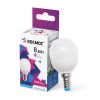 Лампа светодиодная LED 8.5Вт Шар 220В Е14 D45х82 6500К холодный 720 лм КОСМОС LkecLED8.5wGL45E1465