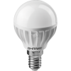 Лампа светодиодная LED 8вт E14 теплый матовый шар ОНЛАЙТ 71624