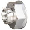 Переход 1/2'ВР х 3/8'НР латунь никель LD Pride LD.67.509.15х10