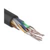Кабель UTP 4PR 24AWG CU (медь) CAT5e PE черный OUTDOOR бухта 25 м, REXANT REXANT 01-0045-25