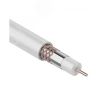 Кабель коаксиальный RG-6U+Cu, 75 Ом, Cu/Al/Cu, 75%, бухта 100 м, белый, REXANT REXANT 01-2223