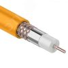 Кабель коаксиальный RG-6U+Cu нг(А)-HF, Cu/Al/Cu, 64%, 75Ом, бухта 100 м, оранж, REXANT REXANT 01-2654