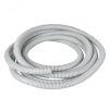 Труба гофр.ПВХ Plast с зондом d25мм (50м) белая EKF tg-z-25-50-white