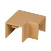 Поворот 90 градусов (16х16) (4 шт) Plast под светлое дерево EKF abl-16-16x4