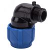 Отвод компрессионный присоединительный ПНД НР 25х3/4 (120/30) VALFEX 1210012425034