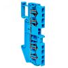 Колодка клеммная пружинная JXB-ST-2.5 31А 4 выводасиняя PROxima EKF plc-jxb-st-2.5-4-blue