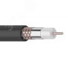 Кабель коаксиальный RG-6U+Cu, 75 Ом, Cu/Al/Cu, 64%, бухта 100 м, черный OUTDOOR, REXANT REXANT 01-2222